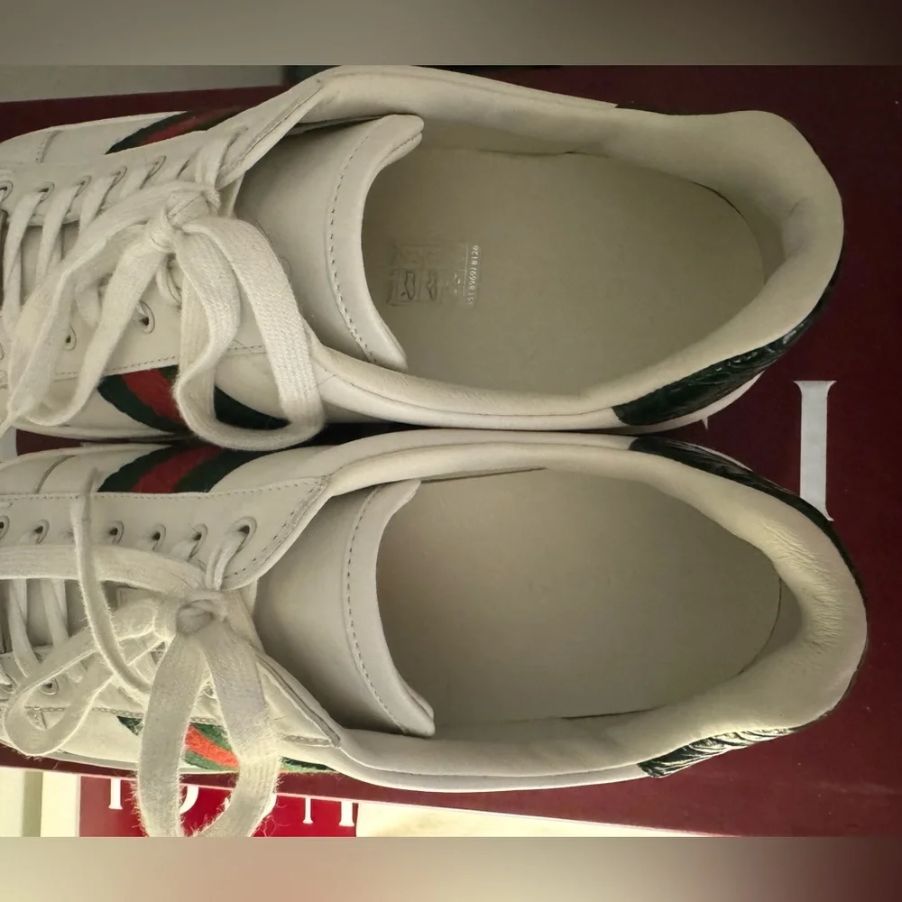 GUCCI Ace Women Platform Sneaker with Web - AUTHENTIC - Picture 12 of 14